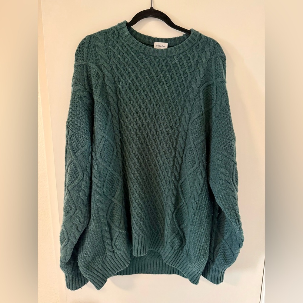 Green Aritzia Sunday Best Peggy Sweater Size M